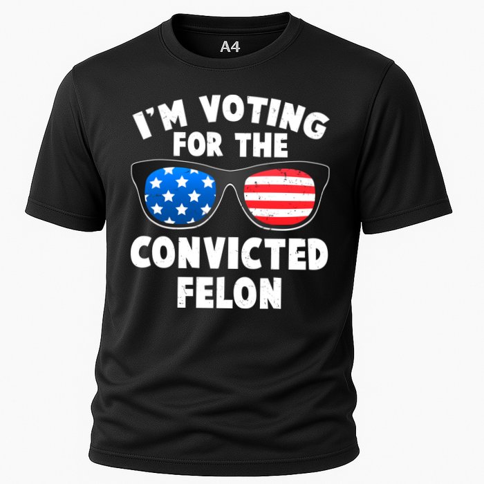 Im Voting For The Convicted Felon Trump Performance Shirt
