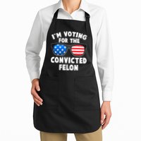 Im Voting For The Convicted Felon Trump Apron