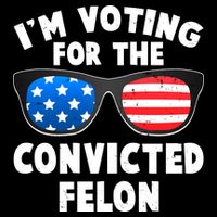 Im Voting For The Convicted Felon Trump 7-Panel Snapback Hat