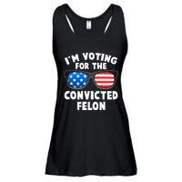 Im Voting For The Convicted Felon Trump Ladies Essential Flowy Tank