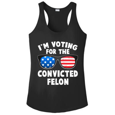 Im Voting For The Convicted Felon Trump Ladies PosiCharge Competitor Racerback Tank