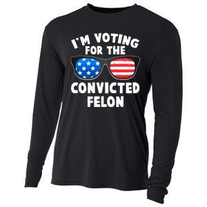 Im Voting For The Convicted Felon Trump Cooling Performance Long Sleeve Crew