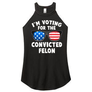 Im Voting For The Convicted Felon Trump Women's Perfect Tri Rocker Tank