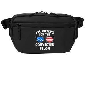 Im Voting For The Convicted Felon Trump Crossbody Pack