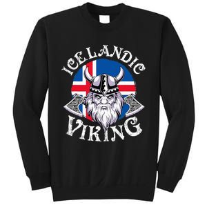 Icelandic Viking Funny Iceland Flag Nordic Enthusiast Outfit Sweatshirt