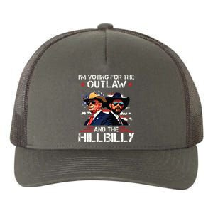 IM Voting For The Outlaw And The Hillbilly Trump Vance 2024 Yupoong Adult 5-Panel Trucker Hat