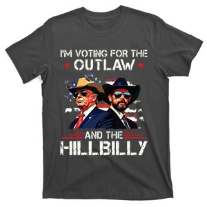 IM Voting For The Outlaw And The Hillbilly Trump Vance 2024 T-Shirt