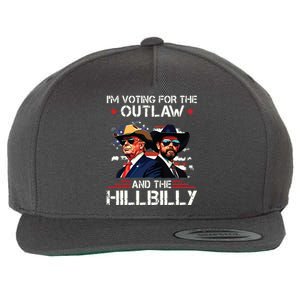 IM Voting For The Outlaw And The Hillbilly Trump Vance 2024 Wool Snapback Cap