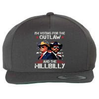 IM Voting For The Outlaw And The Hillbilly Trump Vance 2024 Wool Snapback Cap