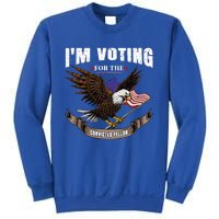 IM Voting For The Convicted Fellon 2024 Us Flag Pro Trump Sweatshirt