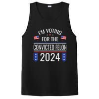 IM Voting For The Convicted Fellon 2024 Us Flag Pro Trump PosiCharge Competitor Tank