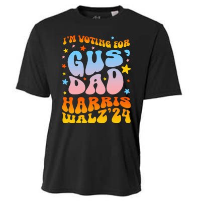 IM Voting For Gus Dad Vote Harris Walz 2024 Cooling Performance Crew T-Shirt