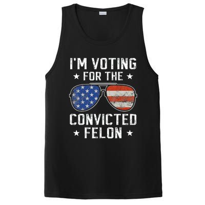 IM Voting For The Convicted Felon Funny Vote 2024 PosiCharge Competitor Tank