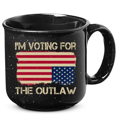 Im Voting For The Outlaw 15oz Campfire Ceramic Mug