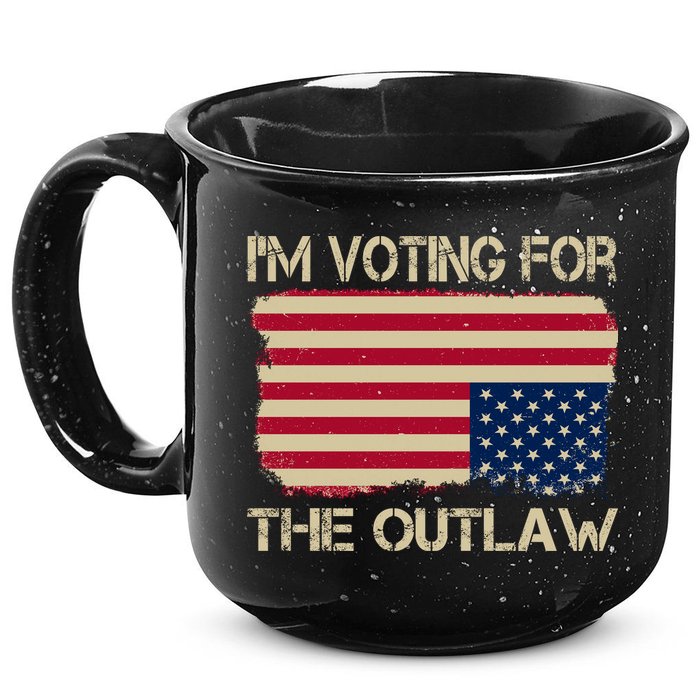 Im Voting For The Outlaw 15oz Campfire Ceramic Mug