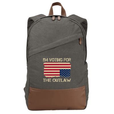 Im Voting For The Outlaw Cotton Canvas Backpack