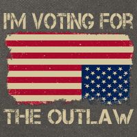 Im Voting For The Outlaw Cotton Canvas Backpack