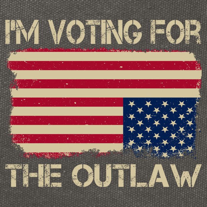 Im Voting For The Outlaw Cotton Canvas Backpack