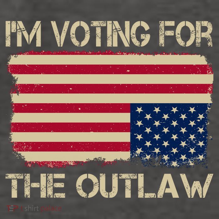 Im Voting For The Outlaw Vector Backpack