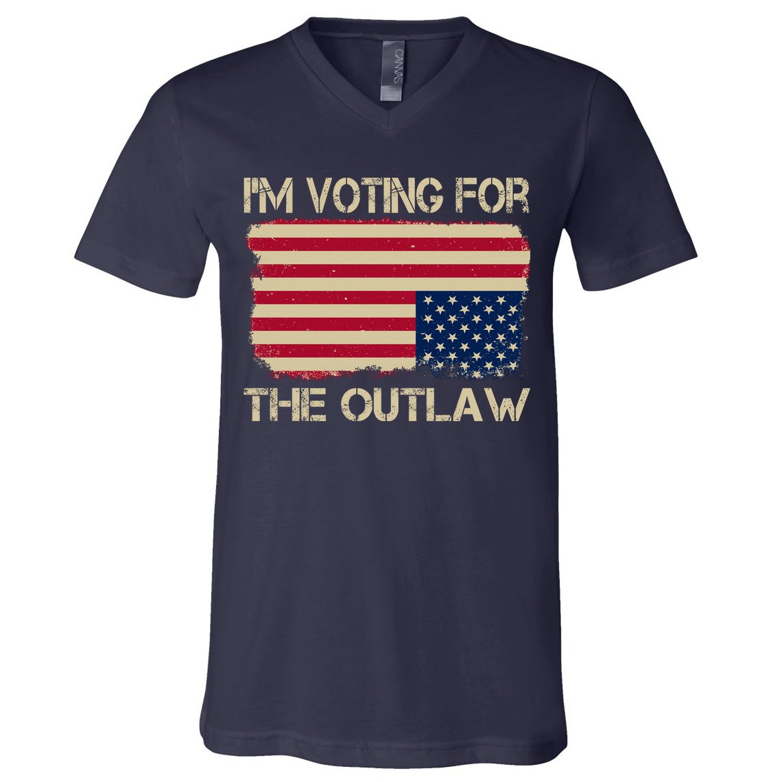 Im Voting For The Outlaw V-Neck T-Shirt