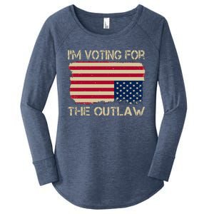 Im Voting For The Outlaw Women's Perfect Tri Tunic Long Sleeve Shirt