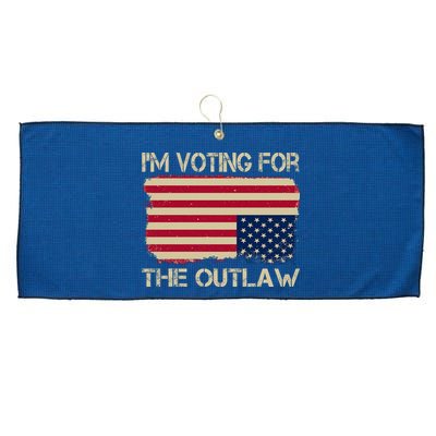 Im Voting For The Outlaw Large Microfiber Waffle Golf Towel