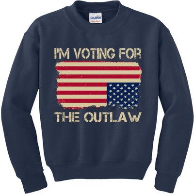 Im Voting For The Outlaw Kids Sweatshirt