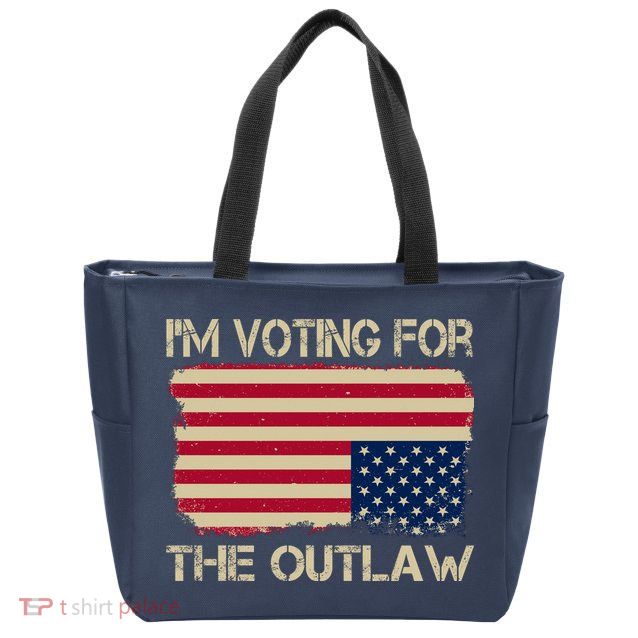 Im Voting For The Outlaw Zip Tote Bag
