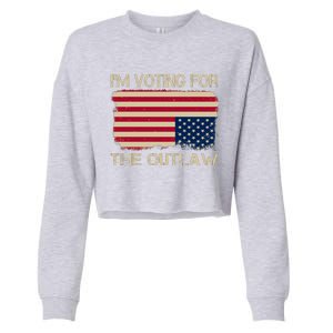 Im Voting For The Outlaw Cropped Pullover Crew