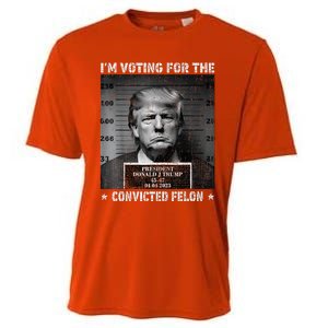 IM Voting For The Convicted Felon Trump 2024 Cooling Performance Crew T-Shirt