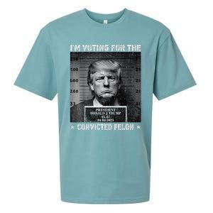 IM Voting For The Convicted Felon Trump 2024 Sueded Cloud Jersey T-Shirt