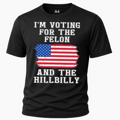 I’M Voting For The Felon & The Hillbilly Pro Trump 2024 Performance Shirt