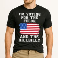 I’M Voting For The Felon & The Hillbilly Pro Trump 2024 Cooling Performance Crew T-Shirt