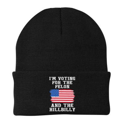 I’M Voting For The Felon & The Hillbilly Pro Trump 2024 Beanie