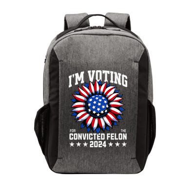 Im Voting For A Felon In 2024 Vector Backpack