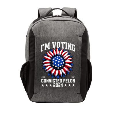 Im Voting For A Felon In 2024 Vector Backpack