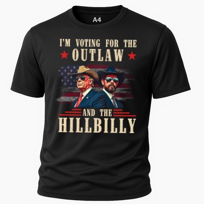 Im Voting For The Outlaw And The Hillbilly Trump Vance 2024 Performance Shirt
