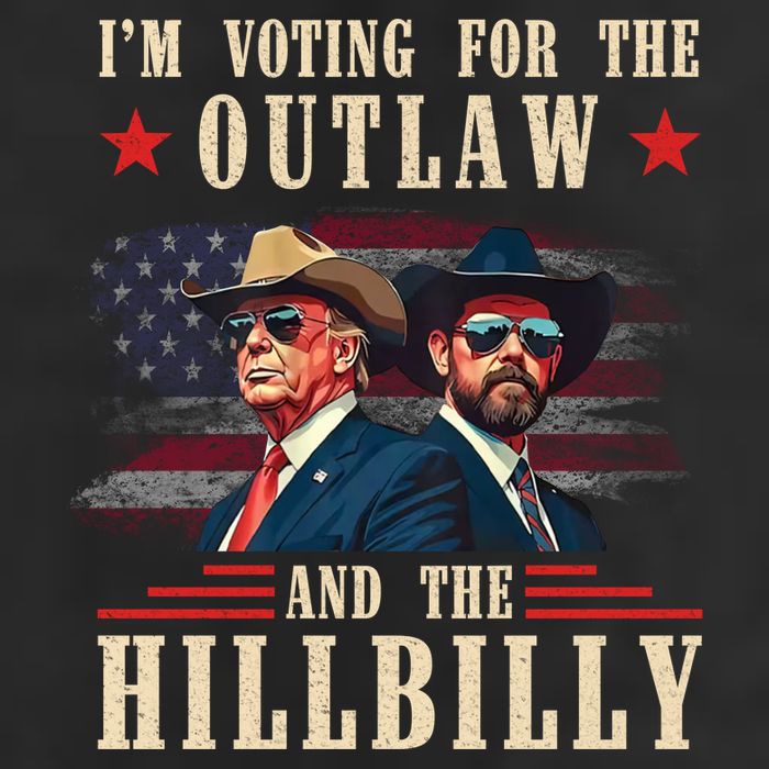 Im Voting For The Outlaw And The Hillbilly Trump Vance 2024 Adult Drive Performance Visor