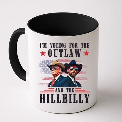 Im Voting For The Outlaw And The Hillbilly Trump Vance 2024 Mug