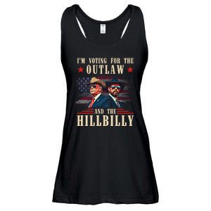 Im Voting For The Outlaw And The Hillbilly Trump Vance 2024 Ladies Essential Flowy Tank