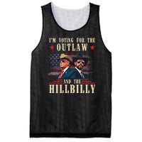 Im Voting For The Outlaw And The Hillbilly Trump Vance 2024 Mesh Reversible Basketball Jersey Tank