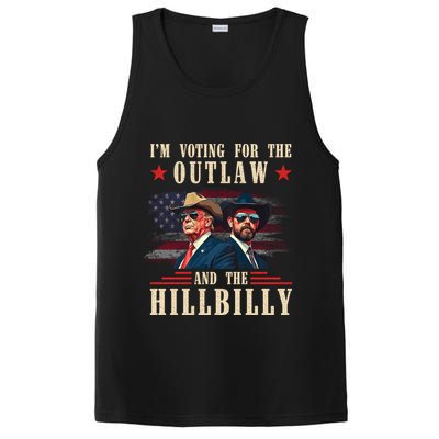 Im Voting For The Outlaw And The Hillbilly Trump Vance 2024 PosiCharge Competitor Tank