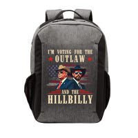 Im Voting For The Outlaw And The Hillbilly Trump Vance 2024 Vector Backpack