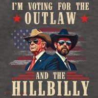 Im Voting For The Outlaw And The Hillbilly Trump Vance 2024 Vector Backpack