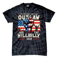 IM Voting For The Outlaw And The Hillbilly 2024 Us Flag Tie-Dye T-Shirt