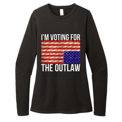 IM Voting For The Outlaw President Womens CVC Long Sleeve Shirt