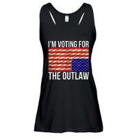 IM Voting For The Outlaw President Ladies Essential Flowy Tank