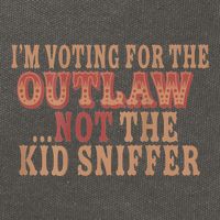 Im Voting For The Outlaw Not The Sniffer Cotton Canvas Backpack