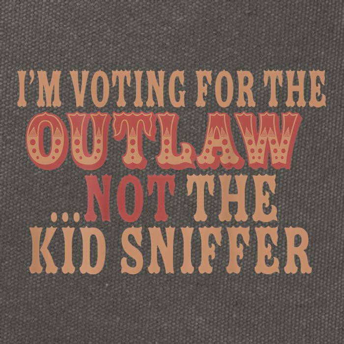 Im Voting For The Outlaw Not The Sniffer Cotton Canvas Backpack