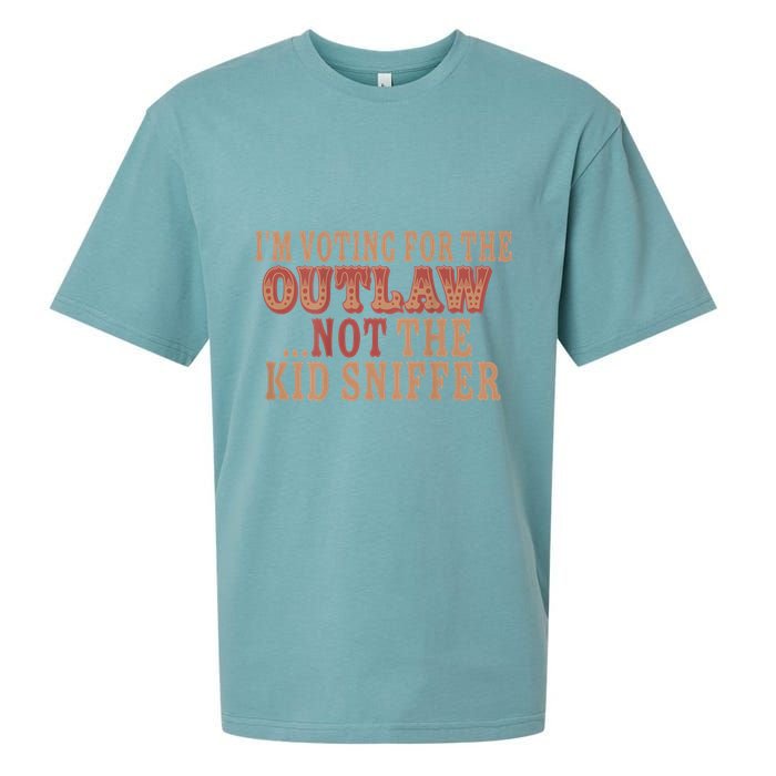 Im Voting For The Outlaw Not The Sniffer Sueded Cloud Jersey T-Shirt